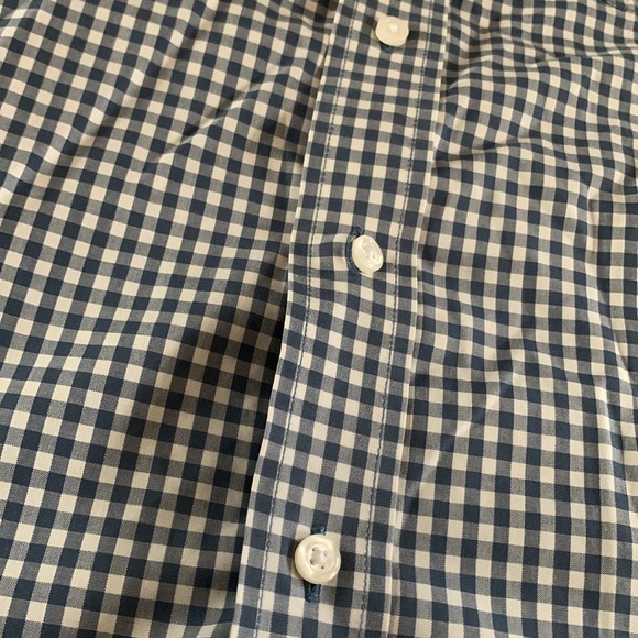 Jos A Bank Blue Plaid Button Down Shirt Tailored Fit Medium - Picture 5 of 6